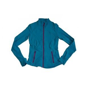 Lululemon Turquoise and Pink 2011 Define Jacket Size XS